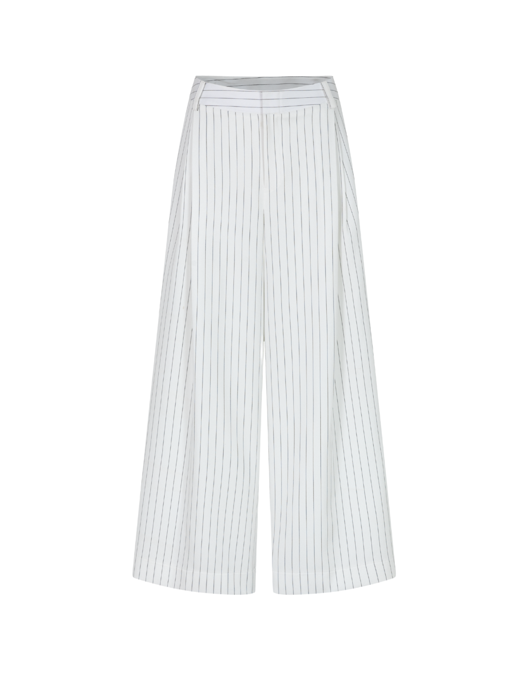 White Trousers With Black Stripes