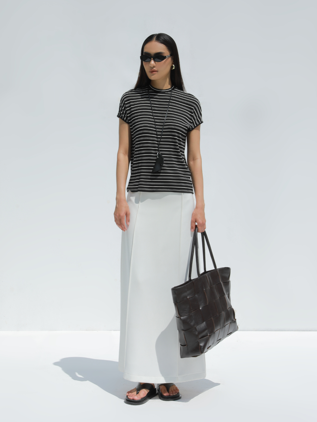 Black & White Lines Tee