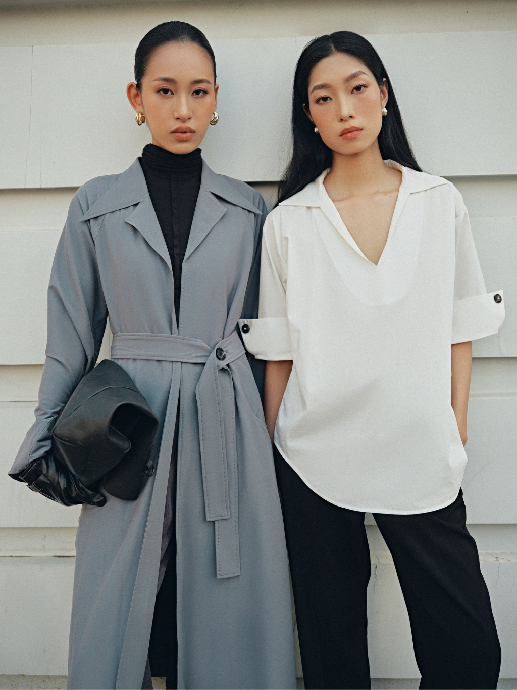 Gray Long Coat Limited