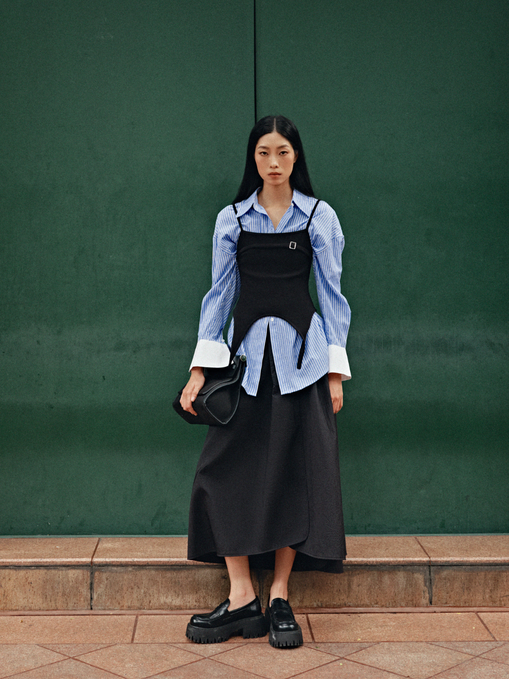 Black Buckle Top Limited
