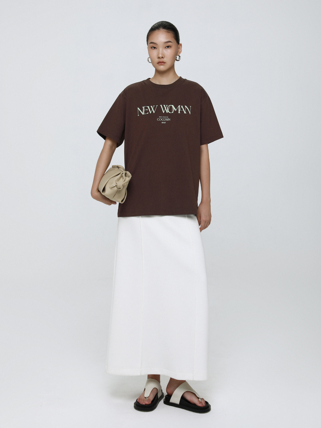 Dark Brown Graphic T-Shirt
