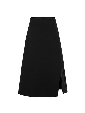 Black Skirt With Slit