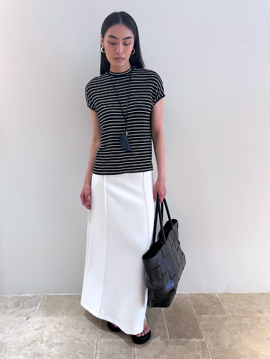 Black & White Lines Tee